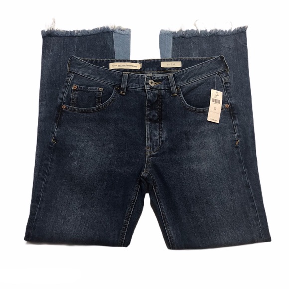 NWT Anthro PILCRO High-Rise Flare Cropped Jeans - Picture 2 of 8